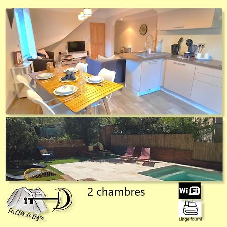 Charmant T3 Avec Piscine ديني-ليه-بان المظهر الخارجي الصورة